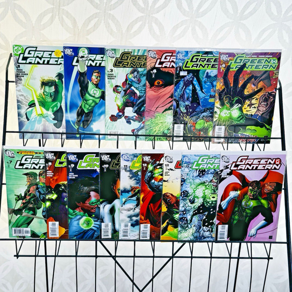 Green Lantern 1-15 Lot Geoff Johns Vs Mongul Carlos Pacheco Ivan Reis - Picture 1 of 7